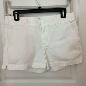 Gap white 3” city shorts